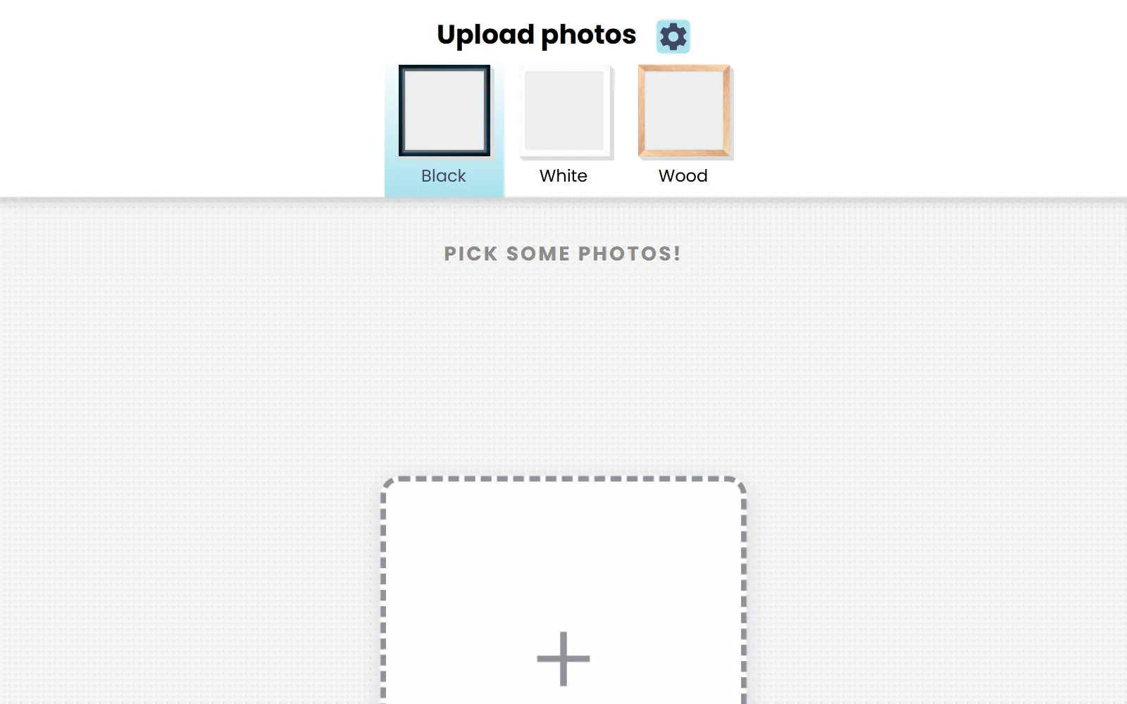 Advanced upload page