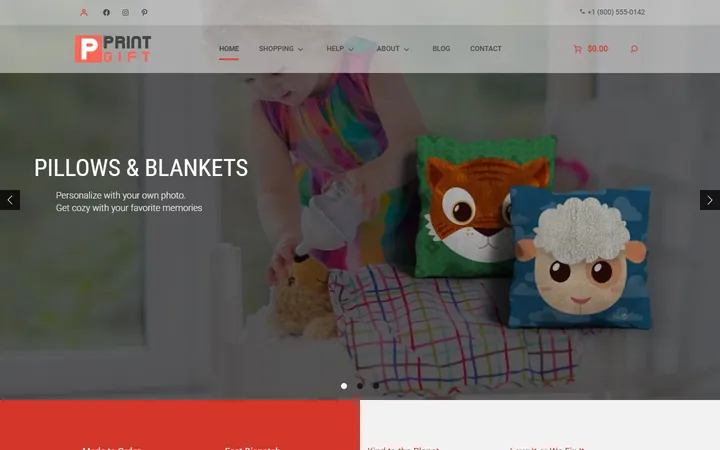 Block-based, responsive storefront: Browse