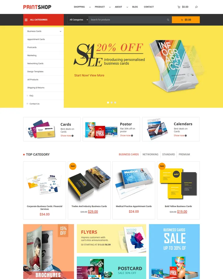 Cmsmart Boxed 2 Store home page