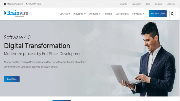 Brainvire Infotech - ecommerce website development company