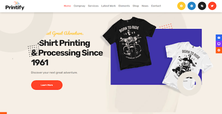 Printify-best-printshop-website-template