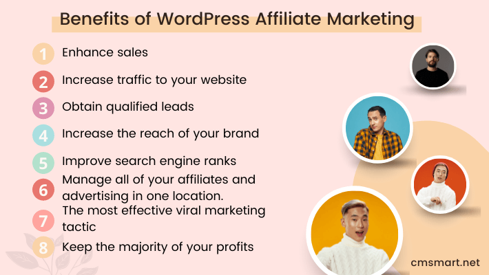 benefits of wordpress affiliate marketing