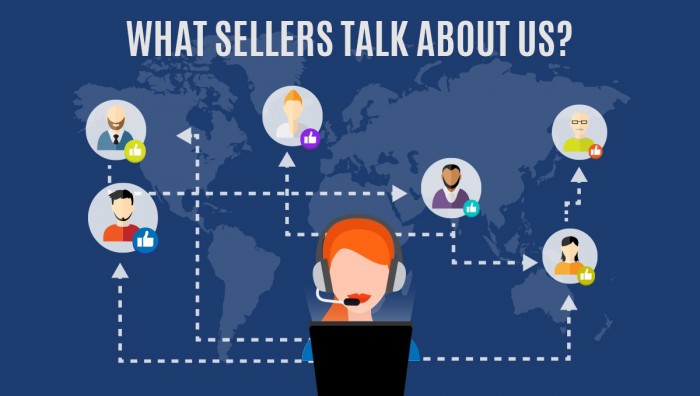 What sellers talk about us?