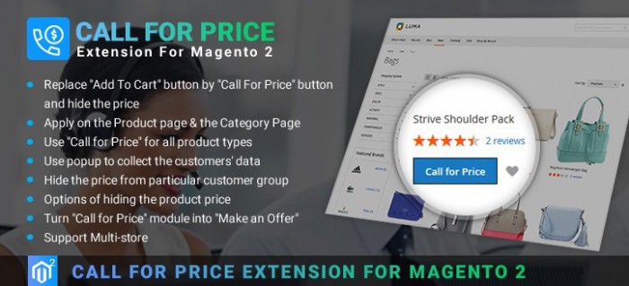 Tips to add Magento 2 Call for price for your web store
