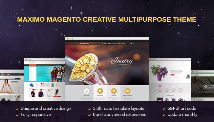 Maximo Magento creative multipurpose template (part 1)