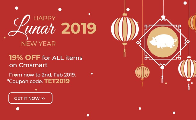 Big surprise with Lunar New Year 2019 at Cmsmart