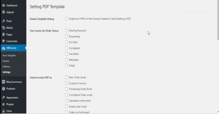 How to Set Print Invoice PDF with WooCommerce PDF Invoices Pro?