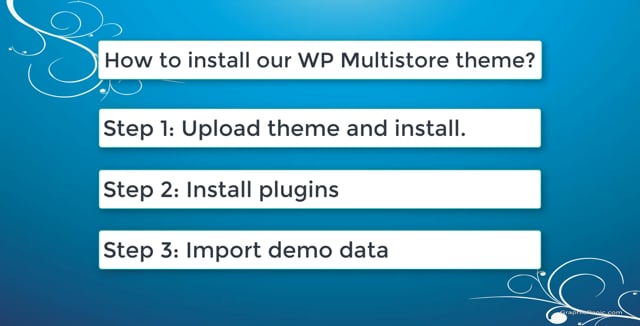 How to manually install Multistore WordPress theme into your hosting?