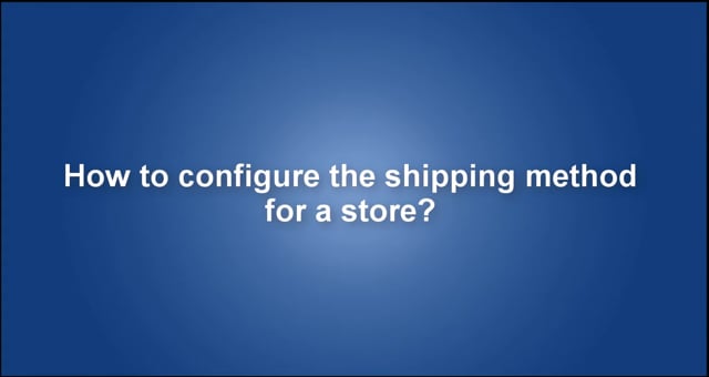 How to configure default shipping method for your site?