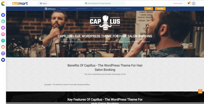 Why We Should Choose Capillus WordPress Theme For Hair Salon Booking Plugin ?