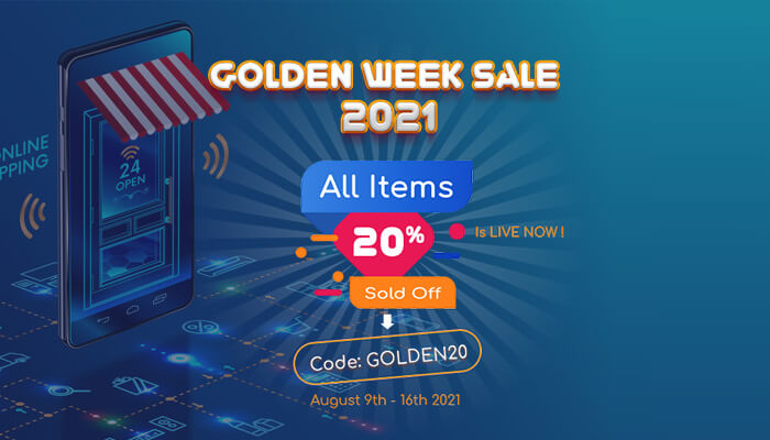 August Golden Week Sale 2021 Is Live Now