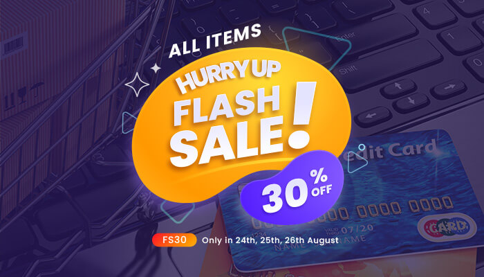 Hurry up! Flash Sale 30% With Limited Quantity