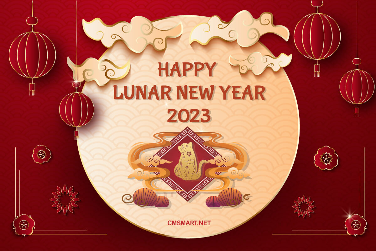 Lunar New Year Happy New Year Banner