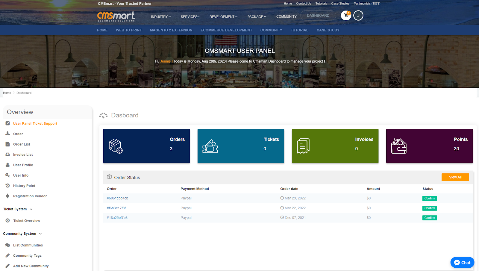 Implementing Vendor Dashboard and Management Tools on CMsmart Web