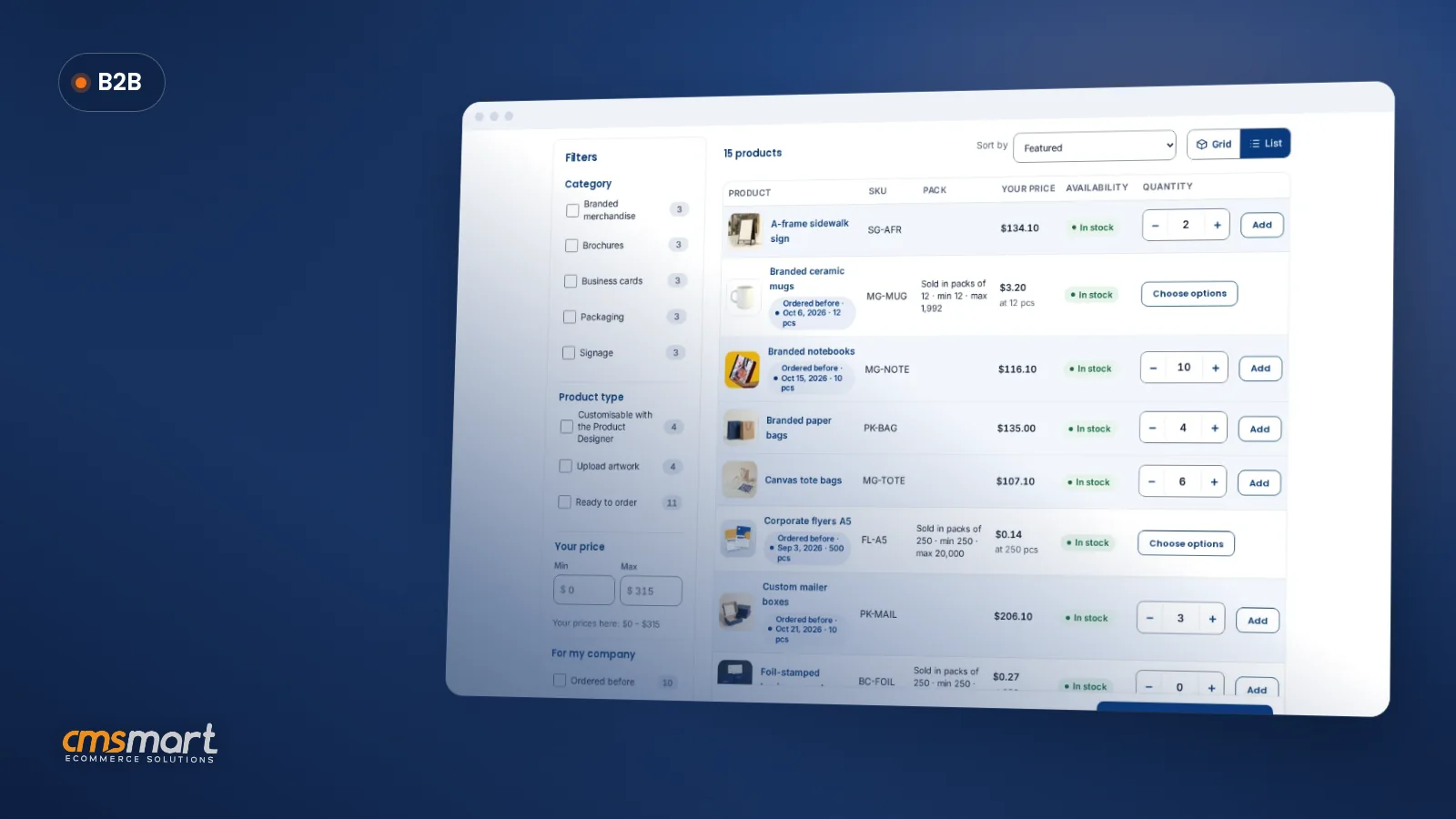 WooCommerce B2B Quick Order: Reorder 30 SKUs Fast