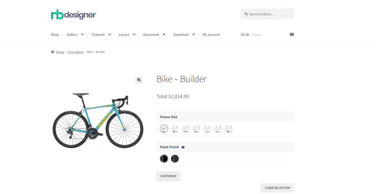 demo-bike-woocommerce-product-builder