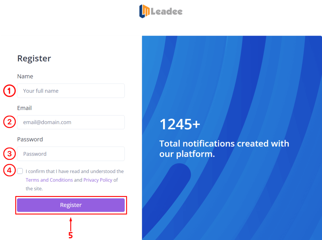 how to register for Leadflow