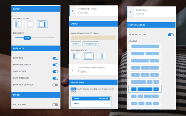 MULTI LAYOUTS FOR PRODUCT DETAIL PAGE