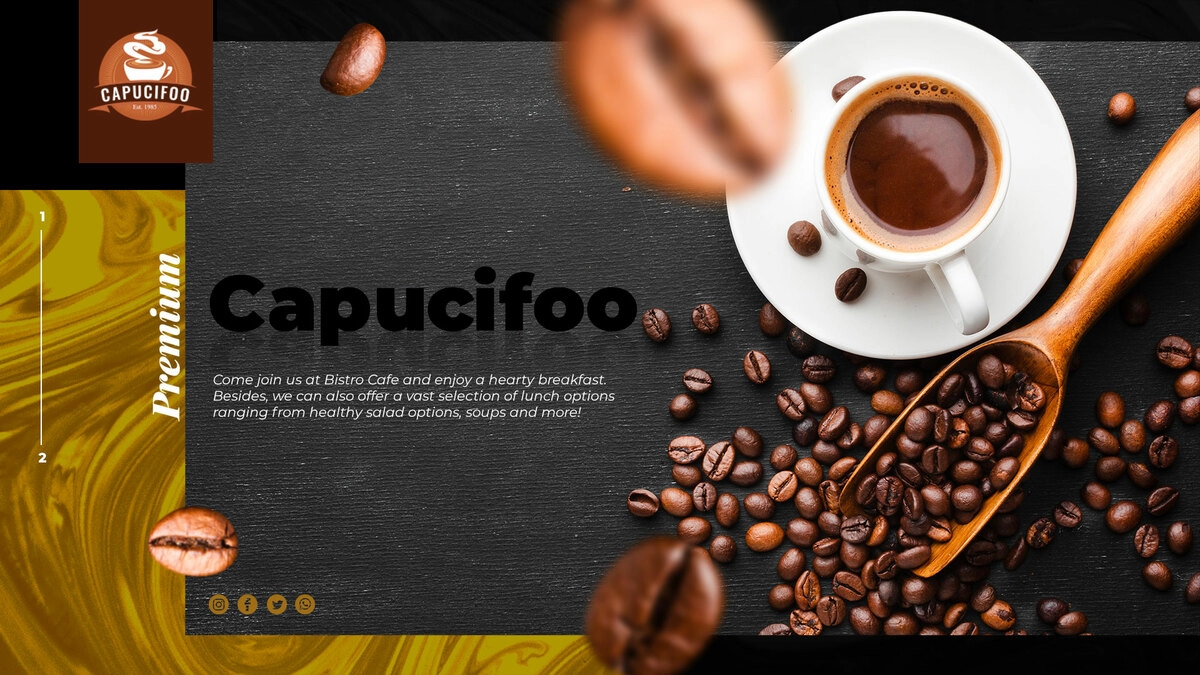  CAPUCIFOO - Coffee Shop & Drinks WordPress Themes Workflow