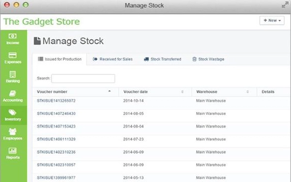 Manage stock