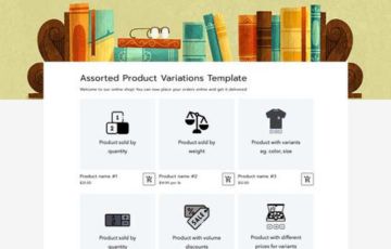 Customizable Product Variations
