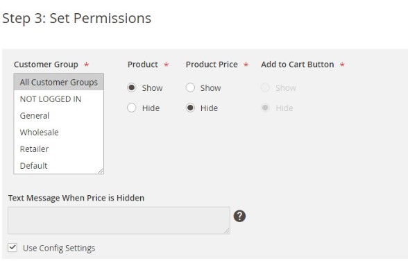 Hide prices and the “Add to cart” 