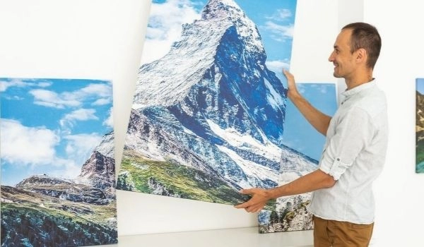 Personalized poster and canvas design capabilities