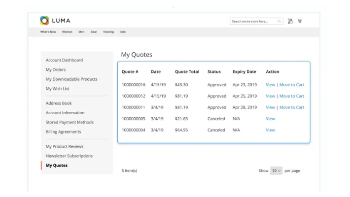 Enable Customers Track Their Quote