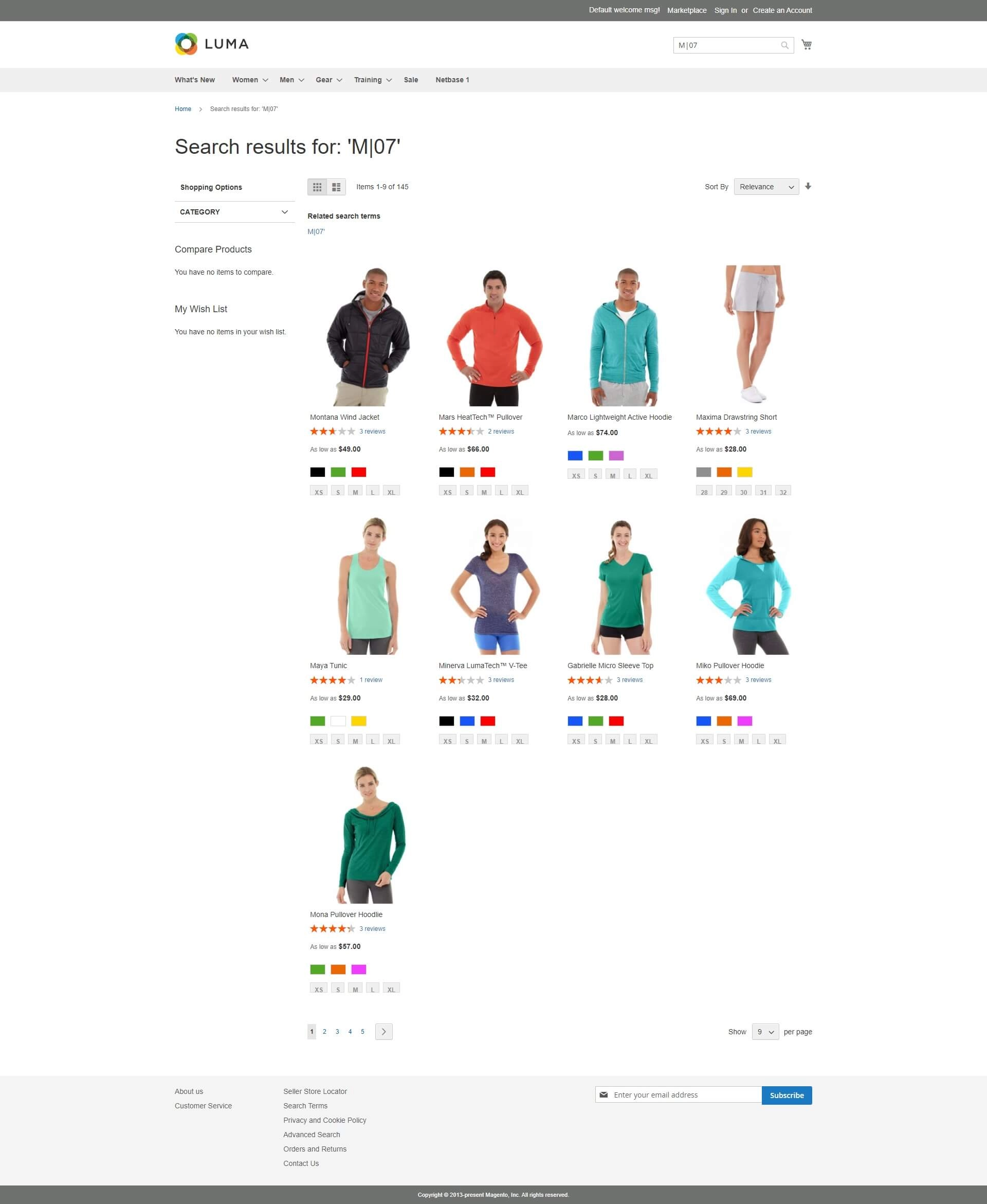 Demo Magento 2 Color Swatch and Zoom