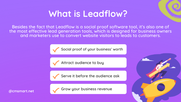 What is Leadflow Social Proof Software Tool